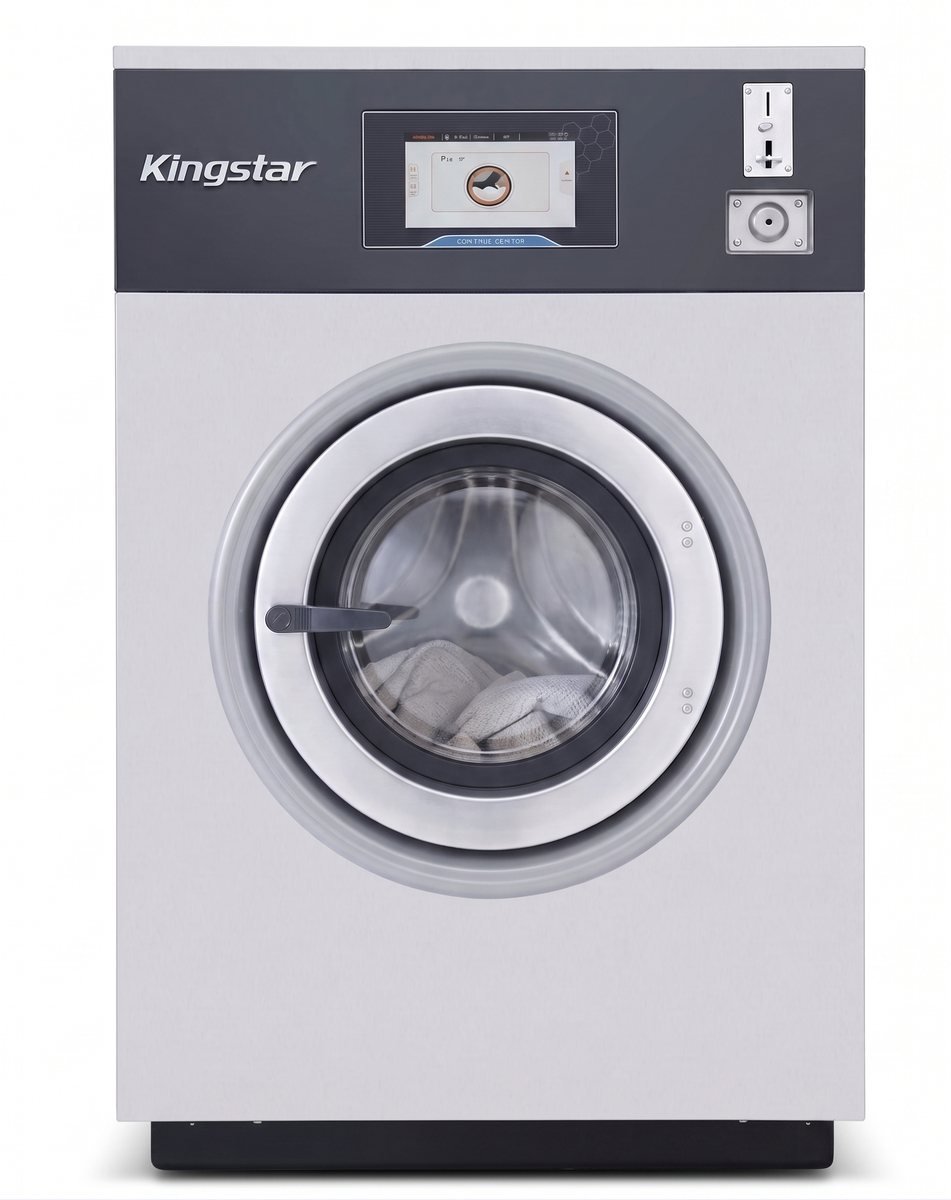 Kingstar coin-operated hardmount washer, 12 to 25 kg