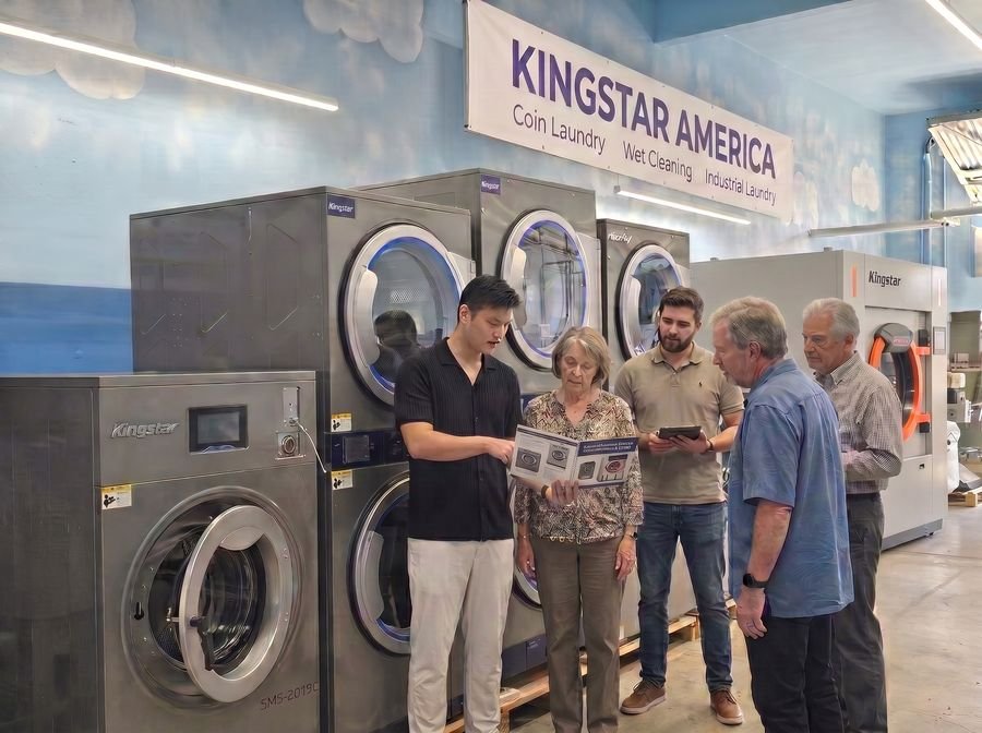 A Kingstar America specialist walking customers through equipment specs