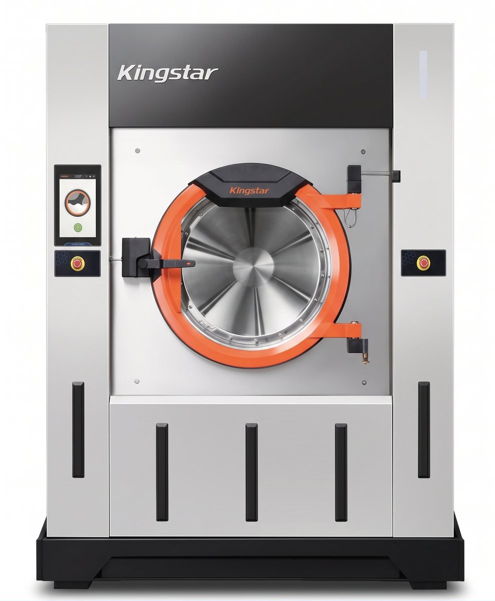 Kingstar industrial forward-tilting washer, 100 and 120 kg